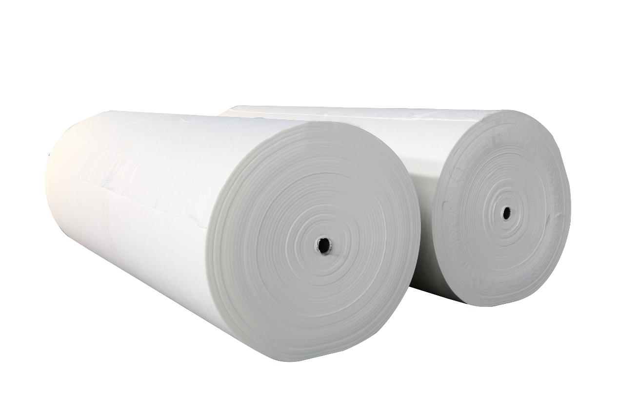 Filament polyester mat